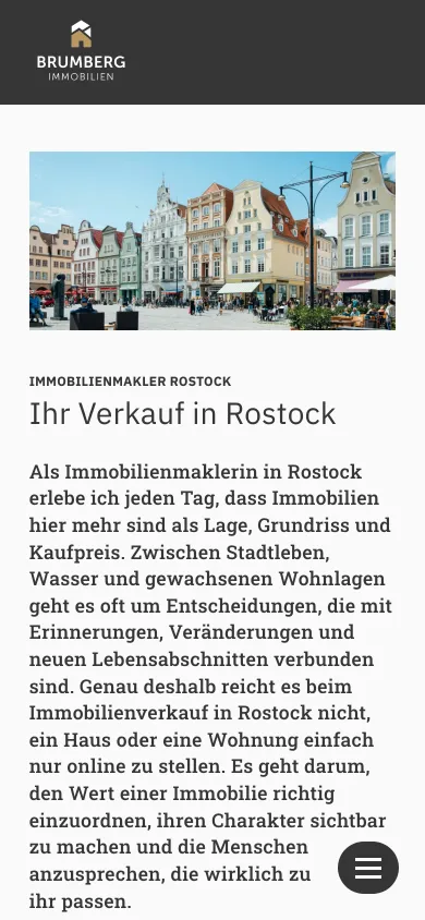 Dieselbe Regionsseite auf dem Handy mit Altstadtfoto, Überschrift und Einleitungstext, Screenshot vom 17.10.2026