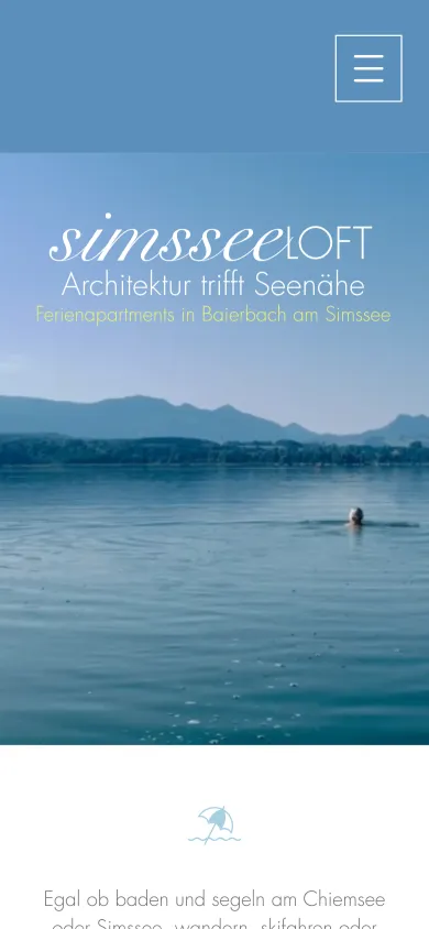 Seite Auf geht's auf dem Handy mit Seeblick und dem Anfang der Ausflugstipps, Screenshot vom 17.10.2026
